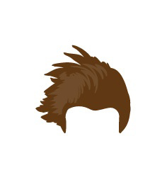 Image showing avatar hair with options: spiky, high, regular_back