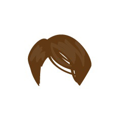 Image showing avatar hair with options: straight, short, blow_out